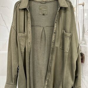 Green Aerie comfy oversized shacket!
